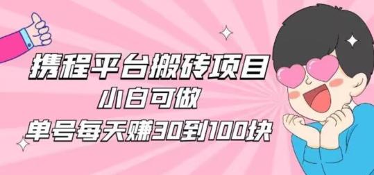 携程旅游搬砖新玩法，日入100+小白可直接上手-网创星球